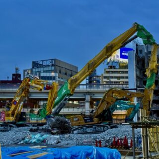 解体工事で使用される重機について