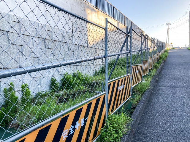 解体工事における安全対策について