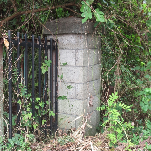 門柱の撤去について