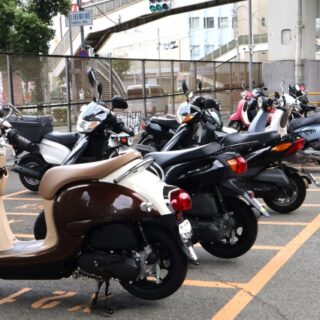 バイク置き場撤去について