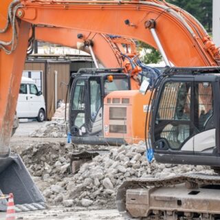 解体工事に使用する重機の種類と用途